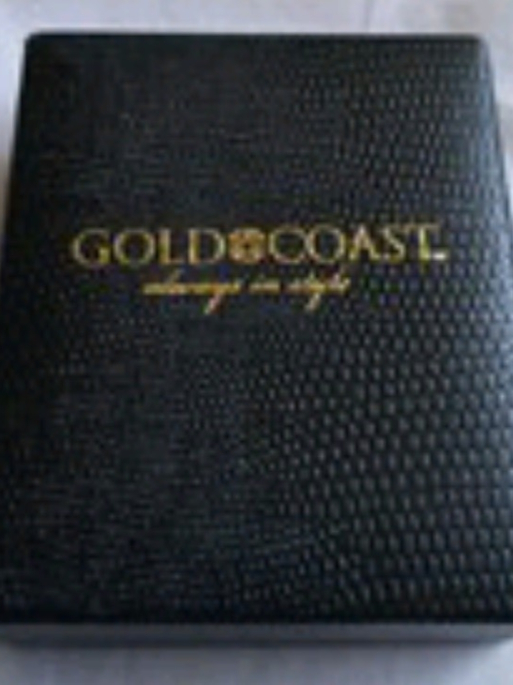 GOLDCOAST ALWAYS IN STYLE 14K. GOLD PLATED RUBY PENDANT NECKLACE BOXED